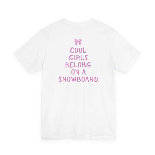 Cool Girls Snowboard Jersey Tee