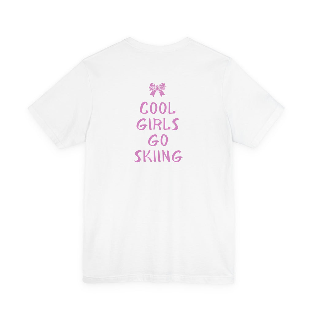 Cool Girls Skiing Jersey Tee